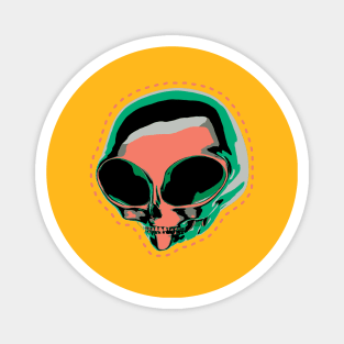 Alien Skull Magnet